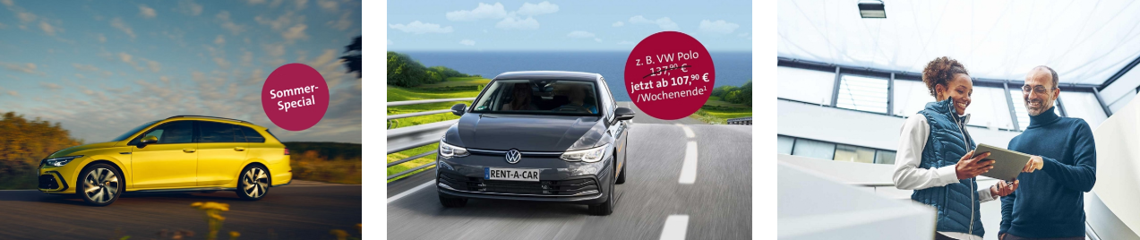 Flexible Mobilität mit VW FS Autovermietung
